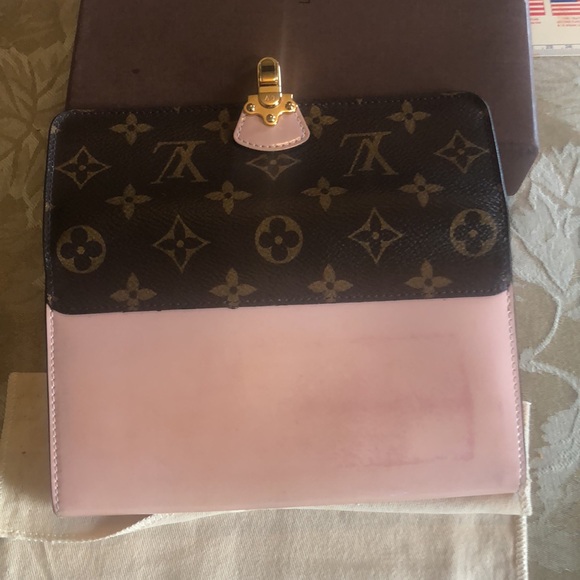 L Vuitton Cherrywood Portefeuille wallet authentic & stamped FH4179 box & duster - Picture 6 of 16